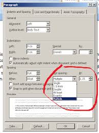 For word 2007 and 2010 users. What Does Microsoft Word S Line Spacing Multiple At Refer To Super User