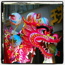 Chinese New Year Float Chinese Newyork Newyear Dragon Neon Pink May Parade Float Picturesivetaken Chinese New Year Over The Rainbow Parade Float