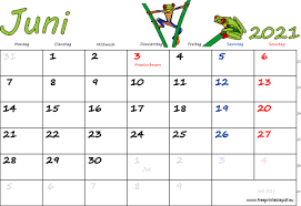 Welche wichtigen ereignisse fanden am 7. Monatskalender Juni 2021 Pdf Drucken Kostenlos