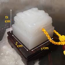 Ancient Chinese Emperors White Dragon Jade Seal Emperor Solemn Jade Signet Yuxi Decoration Exquisite Custom Made Jade Stamp Art Sets Aliexpress