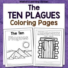 Coloring page 10 plagues from moses and the 10 plagues coloring pages. The Ten Plagues Bible Coloring Pages Mamas Learning Corner