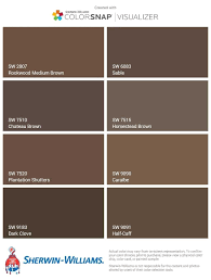 Sherwin Williams Browns Google Search Brown House Exterior Dark Brown Paint Color Brown Paint Colors