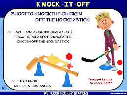 Pe Floor Hockey Stations 20 Stick To It Zones Elementary Physical Education Physical Education Games Health And Physical Education