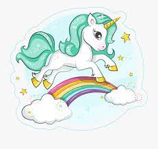 Free rainbow unicorn cloud clip art. Rainbow Unicorn Clipart Novocom Top
