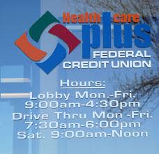 Healthcare Plus Federal Credit Union Window Decal Logo Design By Mcquillen Creative Group Federal Credit Union Health Care Logo Design