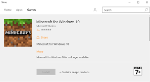 La realidad es que el servicio de microsoft también se. Minecraft Windows 10 Edition Store Cheaper Than Retail Price Buy Clothing Accessories And Lifestyle Products For Women Men