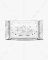 Wipes With Large Cap In Flow Pack Mockups On Yellow Images Object Mockups Mockup Free Psd Psd Template Free Free Packaging Mockup