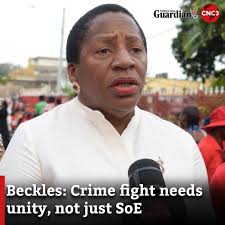 PNM political leader Pennelope Beckles says the Opposition is prepared to  work with the Government in the fight against crime, stressing that the  issue demands unity across political lines. Read more:  https://www.guardian.co.tt/news/beckles-crime-fight ...
