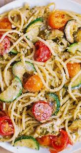 Maybe you would like to learn more about one of these? Pesto Pasta With Chicken Parmesan Zucchini Tomatoes Zucchini Tomato Pesto Chicken Pasta Parmesan Zucchini
