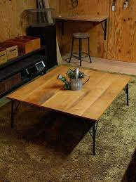 ローテーブル 無垢オーク 鉄脚 ラフ仕上げ アイアン家具 センターテーブル ローテーブル ローテーブル diy センターテーブル