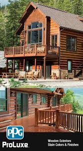 I have it on the exterior of my own log home, he says. Pin On Exterior Interior Wood Stain Inspiration By Ppg Proluxe
