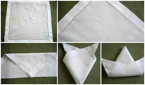 Autres photos similaires à pliage de serviette en papier facile bateau. Comment Realiser Un Pliage De Serviette Facile Pour Donner Du Pep S A Sa Decoration De Table Madame Web