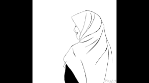 viral tiktoktutorial hijab pashmina plisket подробнее. Gambar Kartun Muslimah Hitam Putih Simple Ideku Unik