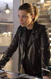 Lucifer S05 Chloe Decker Leather Jacket Black Leather Jacket Movies Jacket
