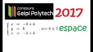 Salut les étudiants, aujourd'hui une vidéo concernant la correction des sujets de physique du concours geipi 2017. Concours Geipi Polytech 2017 Geometrie Dans L Espace Annales De Math Youtube