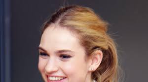 Lily James make up tips products cinderella look style; GLAMOUR.com (uk0