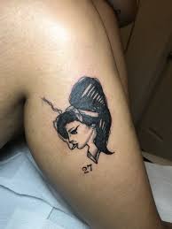 Amy winehouse tattoos are thought to have included at least fifteen images, most of them done by her favourite tattoo artist in camden town, london. Amy Winehouse Tattoo Uploaded By Elliee On We Heart It