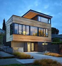 Three Story Modern Pad Built For Cyclists In Seattle Cycle House Modern Architecture Architecture Design Modern Exterior