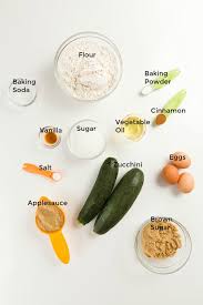 Just apples, lemon, and cinnamon. Easy Applesauce Zucchini Bread