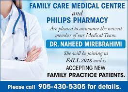 Family care medical centre whitby. Thursday August 2 2018 Ad Family Care Medical Centre Whitby Durham Region