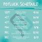 Potluck Schedule event image
