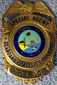 Special Agent Seaboard Coastline Railroad Police Blackinton Police Police Badge Fire Badge