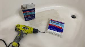 I used keeney white bathtub inlay kit from lowes. How To Repair A Fiberglass Hairline Crack In A Fiberglass Bathtub Fiberglass Crack Repair Youtube