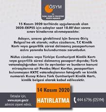 İşte 2020 ösym ai̇s giriş sayfası Osym Den Sinav Saati Uyarisi 2020 Ekpss Saat Kacta 2020 Ekpss Sinav Giris Belgesi Al Gundem Haberleri