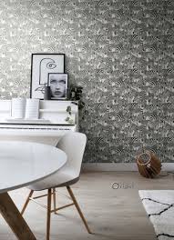 Papier Peint Zebres Noir Et Blanc Wunderkammer Collections Origin Wallcoverings