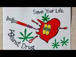 How to make a drug awareness poster | say no to drugs poster idea. Stop Drug S Abuse Easy Drawing Step By Step Stop Smoking Colouring Drawing Quit Smoking Poster Youtube