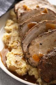 This Is The Most Tender Slow Cooker Pork Loin Roast Recipe Ever It S Served With Potatoes Slow Cooker Pork Loin Slow Cooker Pork Pork Loin Recipes Slow Cooker