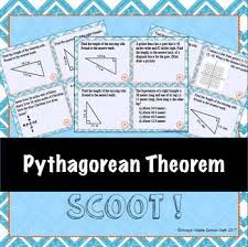Pythagorean Theorem Task Cards Scoot Pythagorean Theorem Task Cards Math About Me