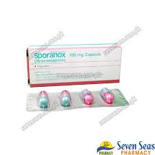 Concomitant administration of these drugs with sporanox® is contraindicated. Sporanox Cap 100mg 1x4 Seven Seas Pharmacy Pakistan Online Pharmacy Lahore