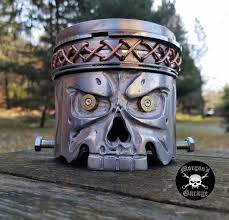 Skull Piston From Morgan S Garage Garage Art Scrap Metal Art Metal Art