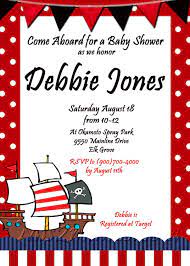 Pirate Of Caribbean Baby Shower Invitation Printable Print At Etsy Anniversaire