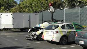 Was This Google Maps Car Driver Using Google Glasses When He Crashed Google Maps Car And Driver Google Glasses