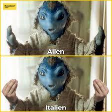 Gives more funny aliens meme, funny aliens faces. Fluent Italian Magic Memes Memes Funny