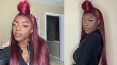 45 shades of burgundy hair: Burgundy Hair On Dark Skin Everything Luvme Hair Kerenhappuch Youtube