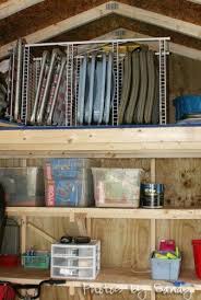 Shed Storage Organize With Sandy Shed Storage Storage Shed Organization Shed Organization