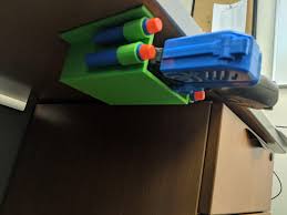 Nerf guns are easily some of the best toys for creating imaginative gadgets. Designed And Printed An Under The Desk Holster For My Nerf Gun Nerf