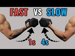 slow reps vs fast reps for muscle
