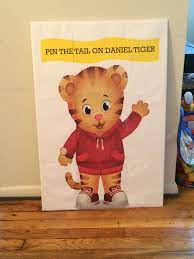 Pin The Tail On Daniel Tiger Game Daniel Tiger Birthday Daniel Tiger Birthday Party Daniel Tiger Party Games