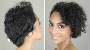 Medium hair has its own perks and negatives at the same time. How To Casual Updo On Fine Curly Hair Discocurlstv Youtube