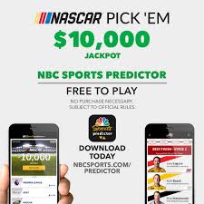 To me, that's how you get race fans. Nascar On Nbc Nascar Pick Em Is Back Enter For Your Facebook