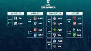 Información y estadísticas del fútbol argentino profesional (afa). Copa De La Superliga Horarios Partidos Y Fixture La Ida De Octavos As Argentina