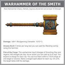 Warf Forge Cleric Anyone Dungeonsanddragons Dnd Fantasy Rpg Art Dnd5e D20 Dungeonsanddragons Dnd Magic Items Dnd Items D D Magic Items