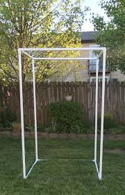 A simple outdoor shower with cold water costs approximately $1,000 or less. Outdoor Shower Frame Pvc Outdoor Shower Portable Shower Etsy