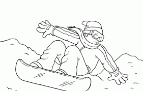 Beautiful coloring page for the earth day. Winter Sports Coloring Pages Printable Coloring And Drawing