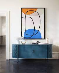 West Elm Australia On Instagram New Our Perforated Media Console Shines A Spotlight On Modern Style With Cutout D Media Console Petrol Blue Blue Furniture