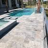 Silver travertine natural stone paver | qdisurfaces. 1